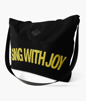SING WITH JOY REINS TOTE BAG