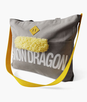 SNOW DRAGON REINS TOTE BAG