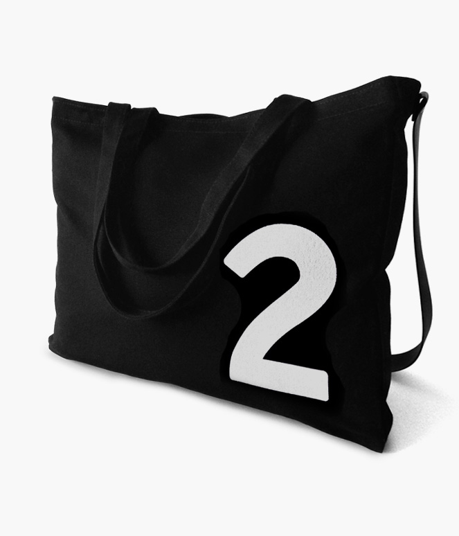 KITASAN BLACK REINS TOTE BAG