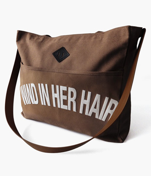 WIND IN HER HAIR REIS TOTE BAG