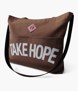 TAKE HOPE REIS TOTE BAG