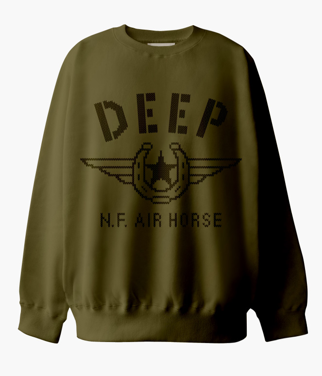 DEEP N.F. AIR HORSE SWEAT SHIRTS
