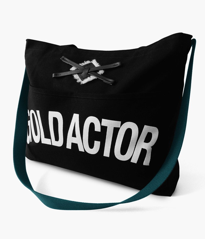 GOLD ACTOR REINS TOTE BAG